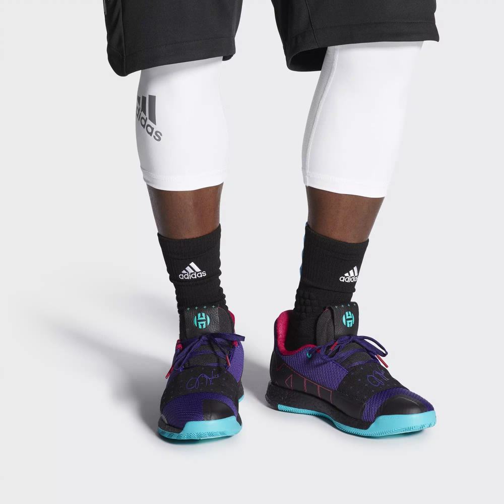 Adidas Harden Vol. 3 Tenis De Basketball Morados Para Mujer (MX-69864)